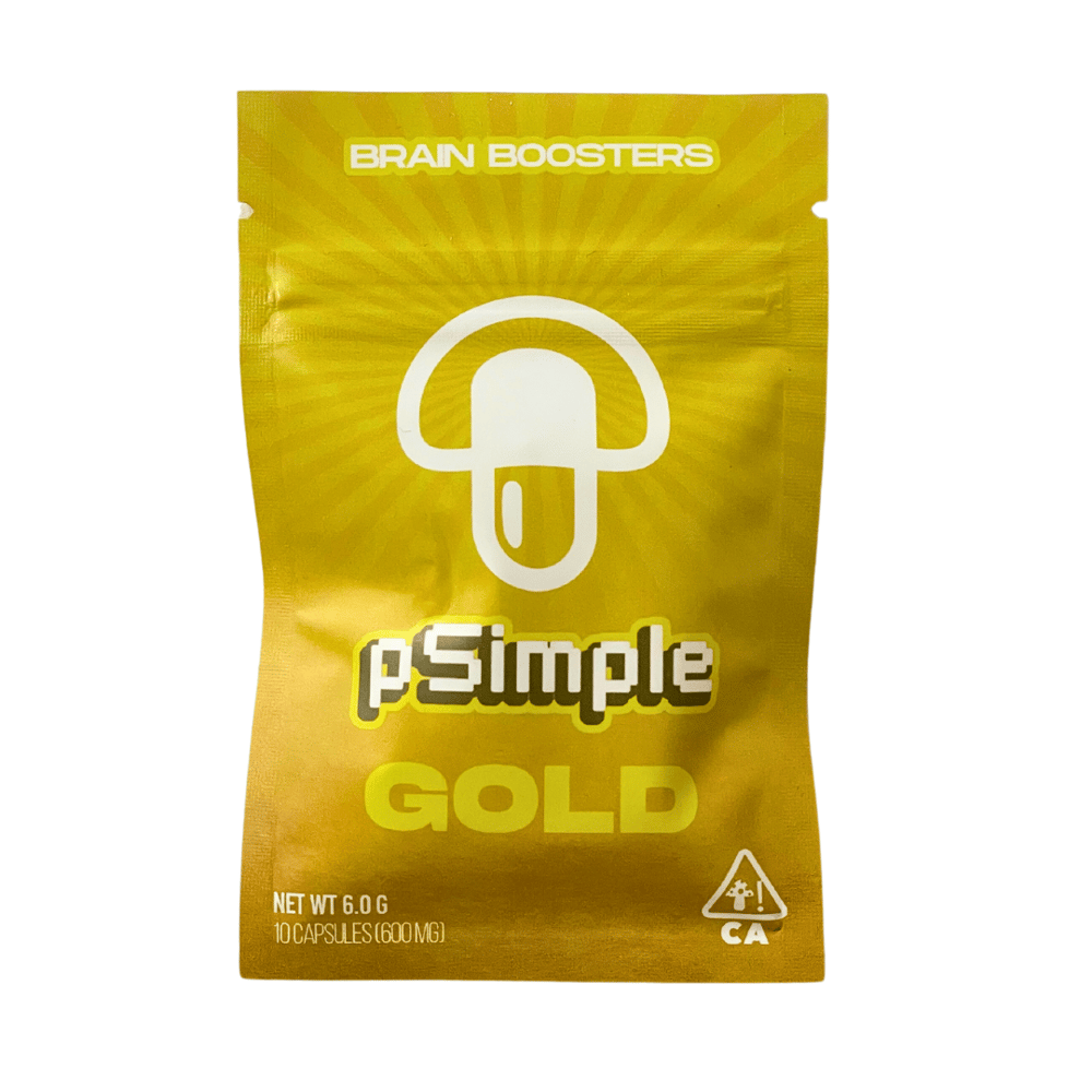 PSIMPLE MAGIC MUSHROOM CAPSULES - GOLD 1.5G