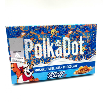 Polkadot Mushroom Belgian Chocolate – Frosted Flakes (4 Grams Mushrooms)