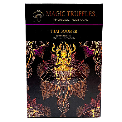 MAGIC TRUFFLES: THAI BOOMER – 3.5G PSYCHEDELIC MUSHROOM – EXOTIC CHOCOLATE TRUFFLES