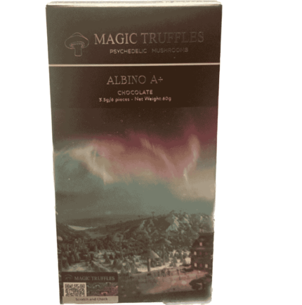 3.5G Mushroom Chocolate Bar – Albino A+ by Magic Truffles