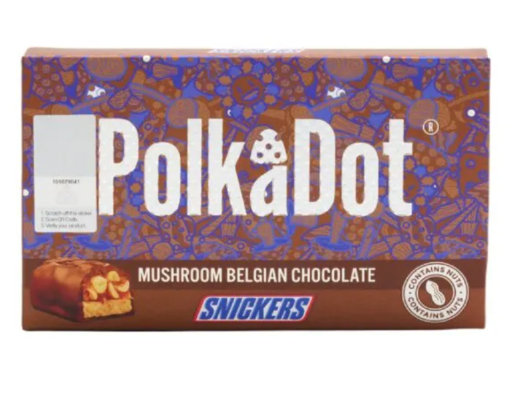 Polkadot Mushroom Belgian Chocolate – Snickers
