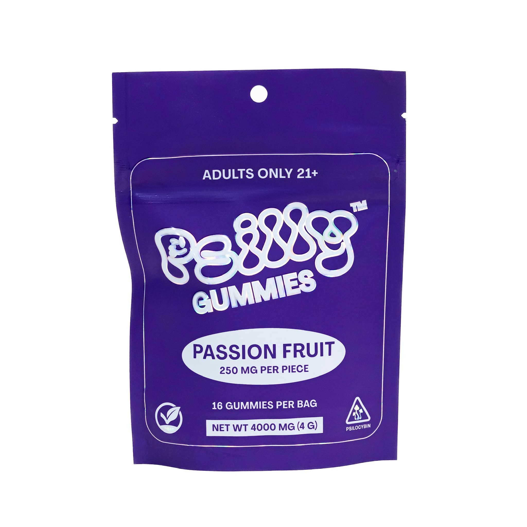 Psilly Mushroom Gummies Bag 4g Passion Fruit