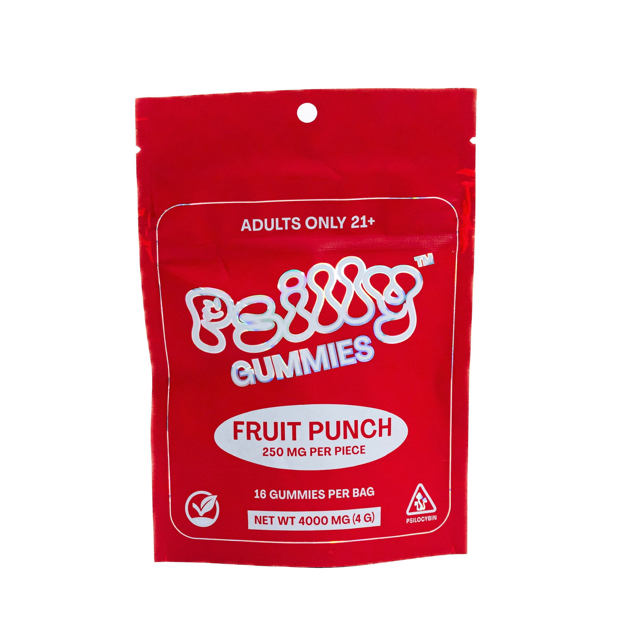 Psilly Mushroom Gummies Bag 4g Fruit Punch
